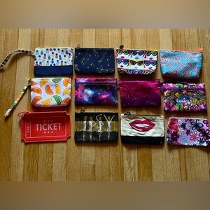 Lot of 12 Makeup Bags​​​​​